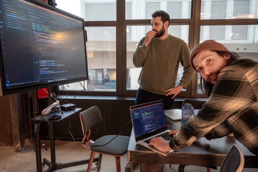 Software developers James Berry and Scott Kirschner